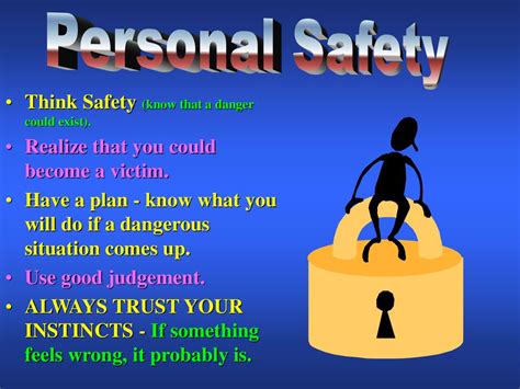 Personal Safety Tips