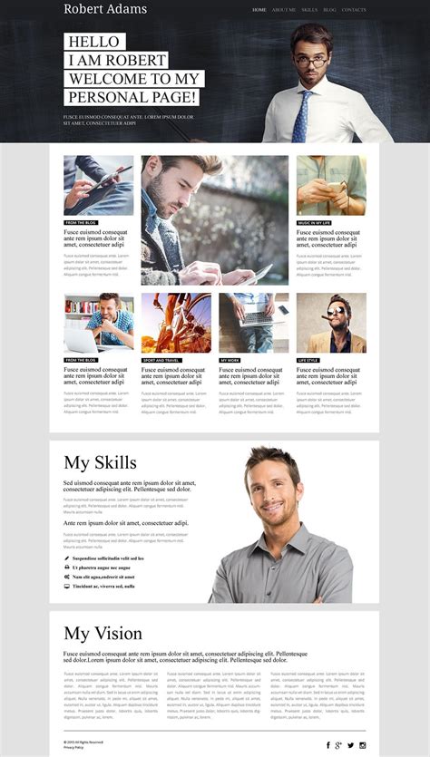 Personal Development Template Example