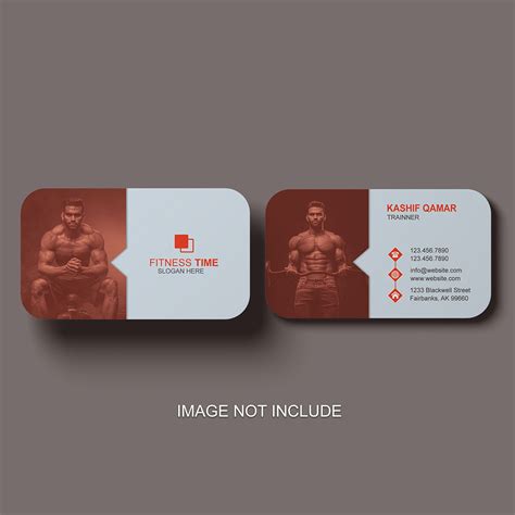 Modern Personal Trainer Business Card Template