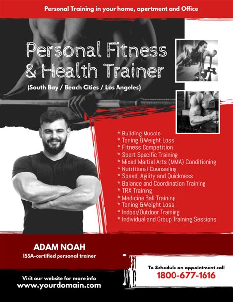 Personal Training Flyer Design