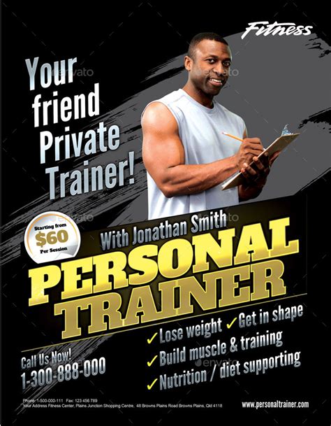 Personal Training Flyer Template