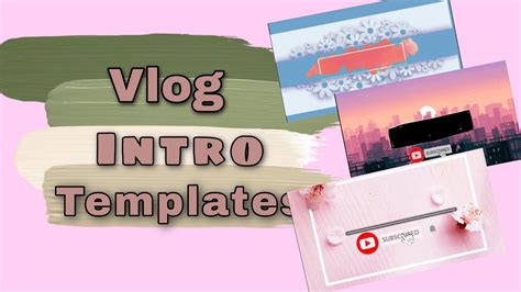 Personal Vlog Template