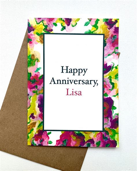 Personalized anniversary cards for husband