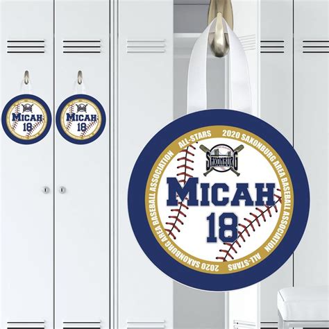 Personalized Bball Locker Signs 4