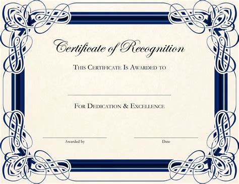 Personalized Certificate