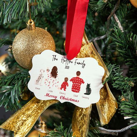 Personalized Christmas Ornament for Family