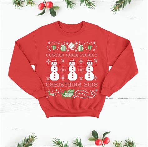 Personalized Christmas Sweater Design