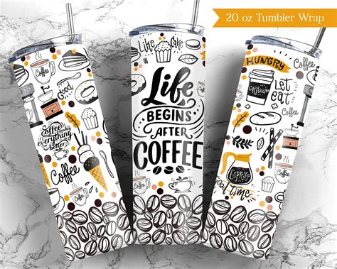 Personalized Coffee Tumbler Templates