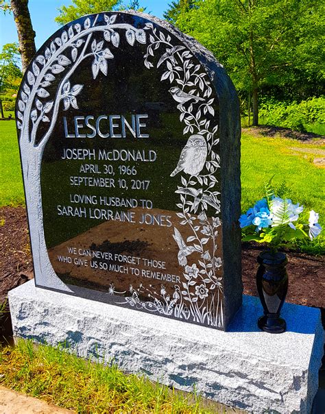 Personalized headstone designs