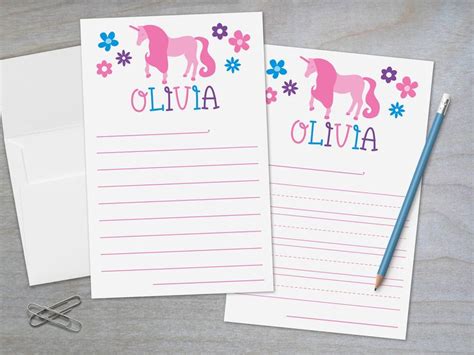 Personalized Lined Paper