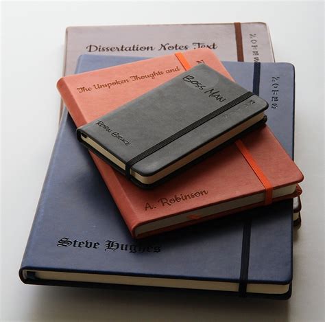 Image of a personalized notebook