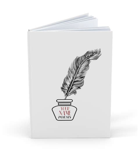 A personalized poem journal with a father and child picture