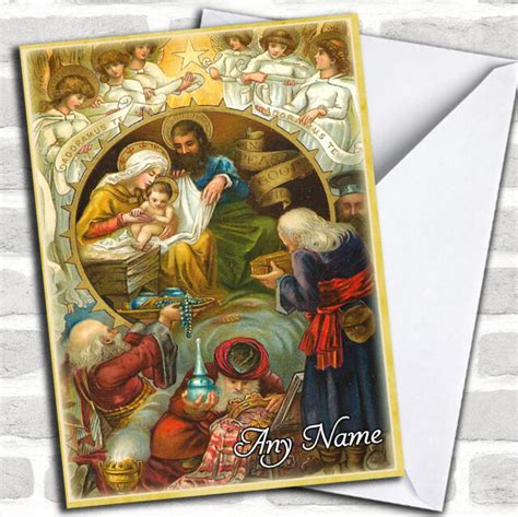 Personalized Religious Christmas Card Tradition