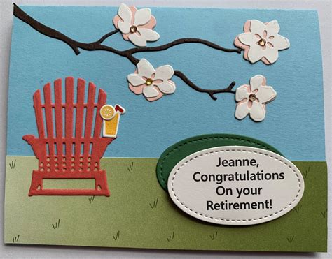 personalized retirement cards