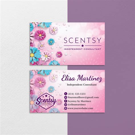 Personalized Scentsy Business Card