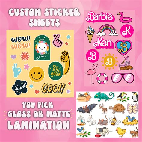 Personalized Sticker Sheet