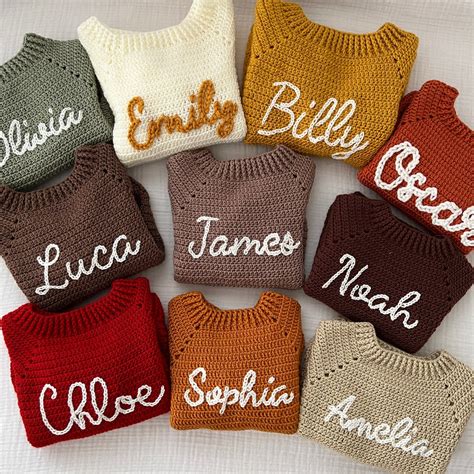 Woman holding a personalized sweater