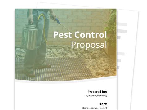 Pest Control Bid Proposal Template