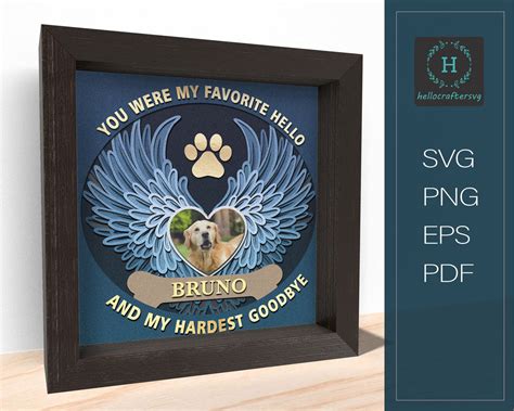 Pet 3D Shadow Box Idea