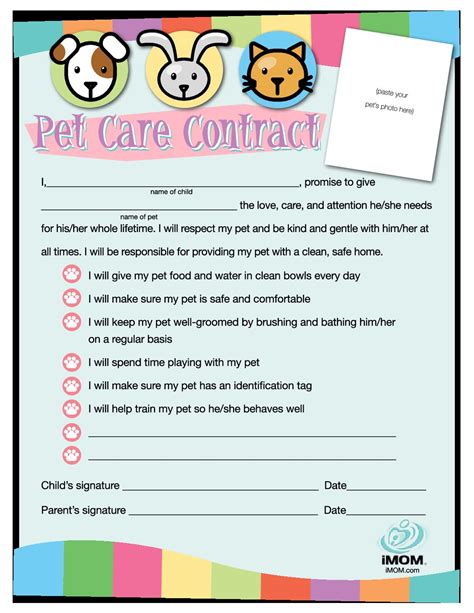 Pet Care Contract Template