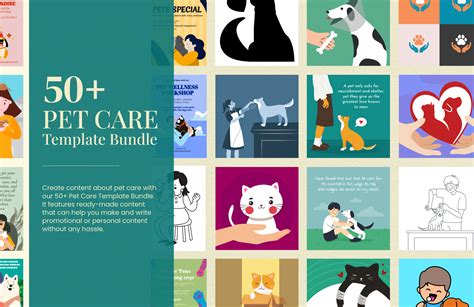 Example of a pet care template