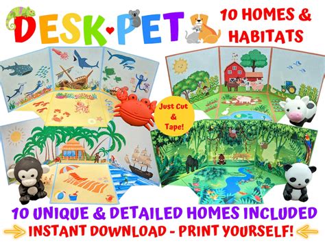 Pet Habitat Printables