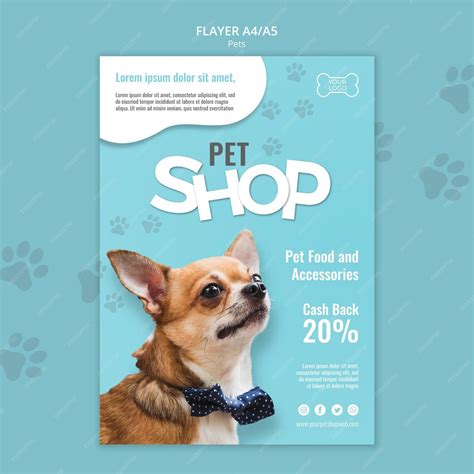 Pet Shop Flyer Template