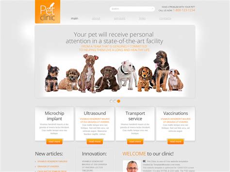 Pet Shop Website Template by Wix