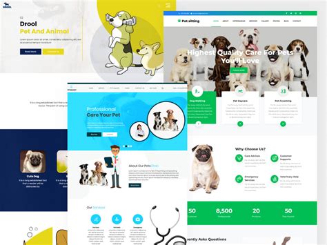 Pet Shop Website Templates