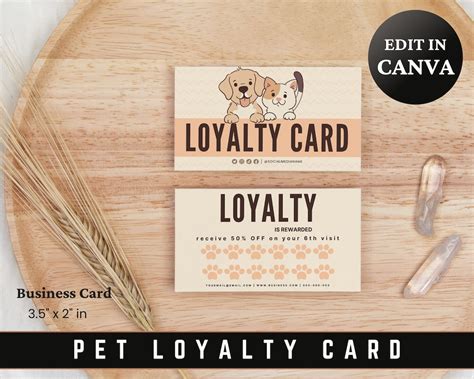 Pet Sitting Business Card Template 1