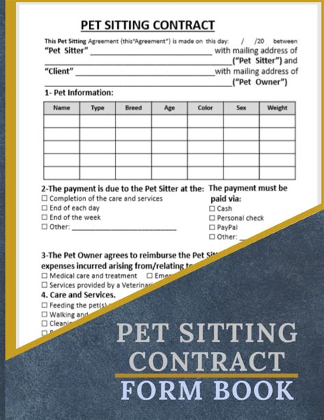 Pet Sitting Contract