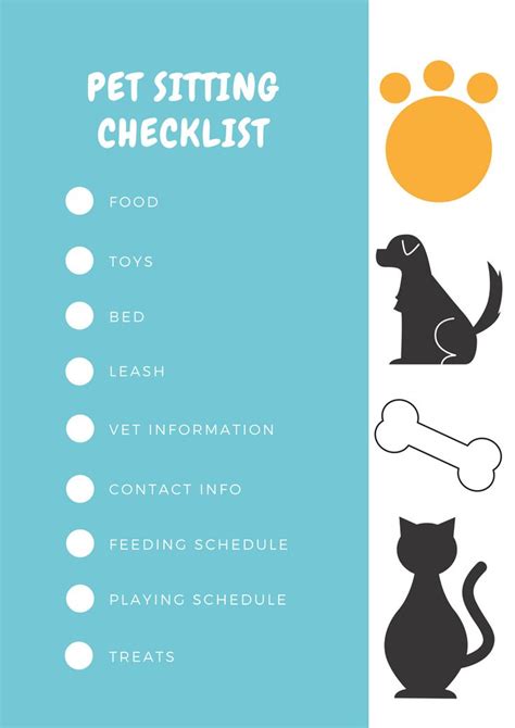 Pet Sitting Guidelines