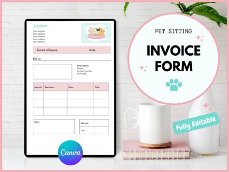 Pet sitting invoice template tips