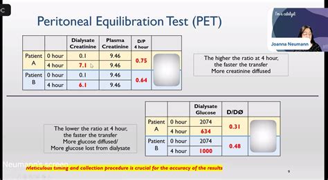 Example of a pet test results template