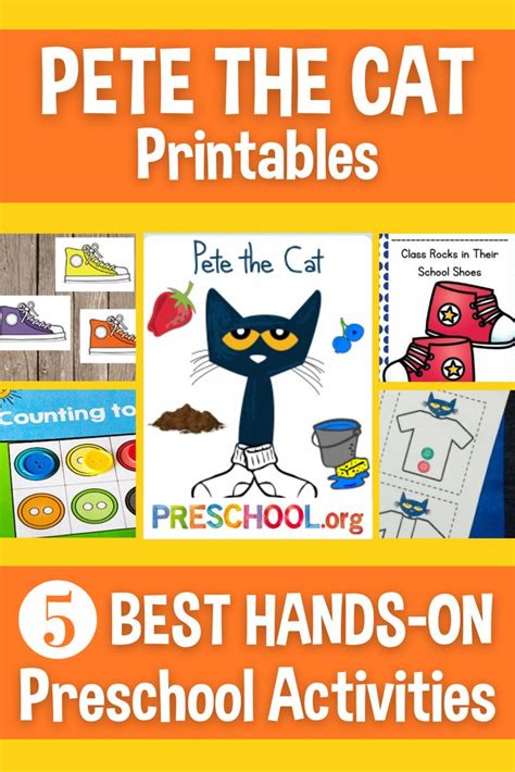 Pete the Cat Printables for Homeschooling