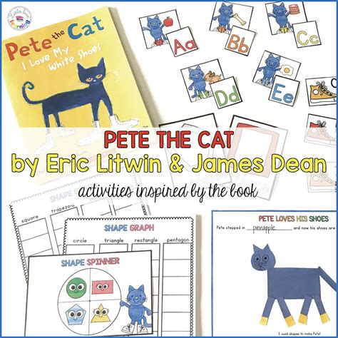 Pete the Cat worksheets for preschool