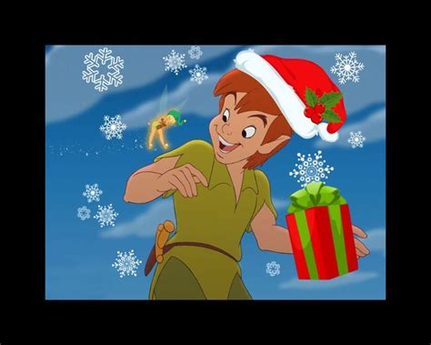 Peter Pan Christmas coloring page