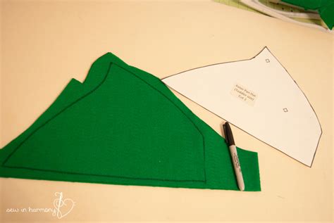 3D print Peter Pan hat template