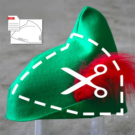 Sewing Peter Pan hat template