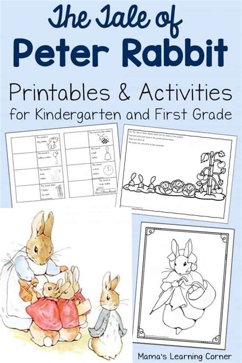 Peter Rabbit Worksheets for Kids