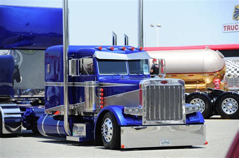 Peterbilt 379 with custom design coloring page