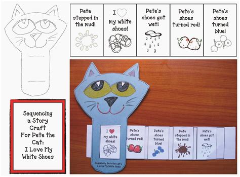 Pete the Cat story sequence activity