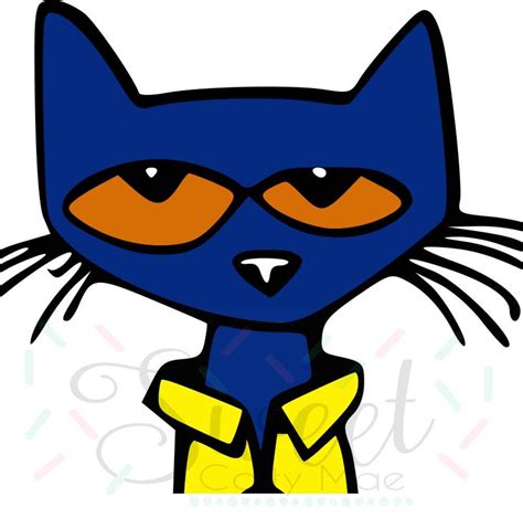 Pete the Cat Cut Out Template Printable 5