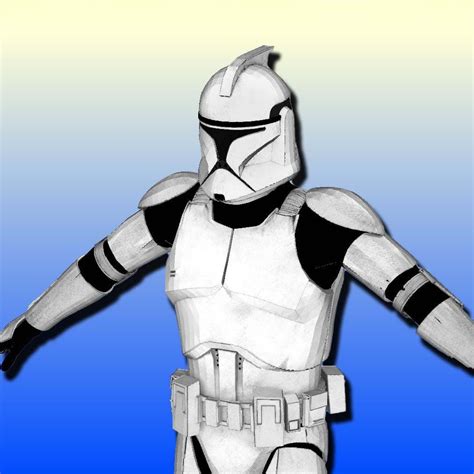 Phase I Clone Trooper armor template