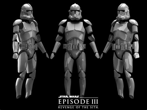 Phase II Clone Trooper armor template