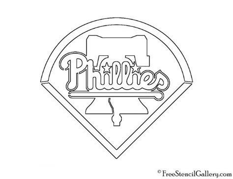 Phillies logo stencil