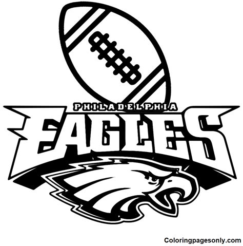 Philly Eagles Coloring Pages