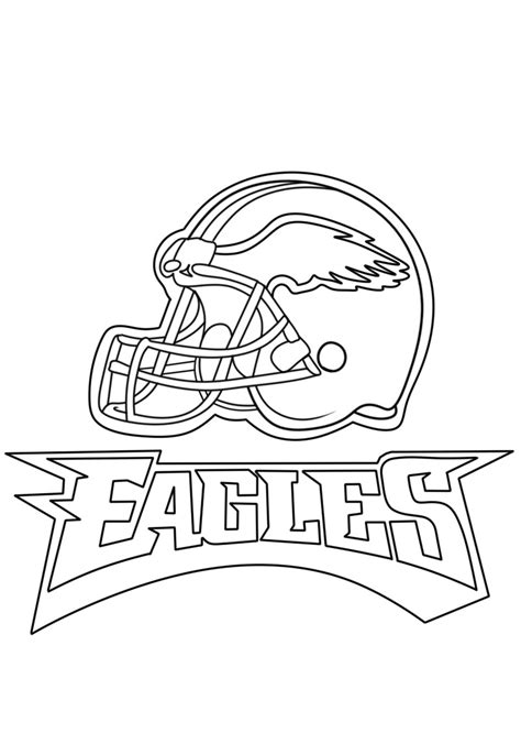 Philly Eagles Coloring Pages for Education