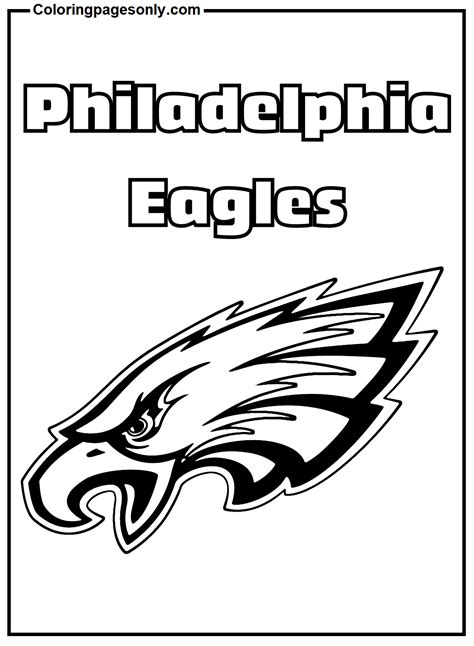 Philly Eagles Coloring Pages for Entertainment