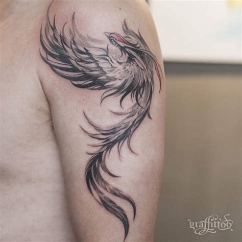 phoenix arm tattoos design